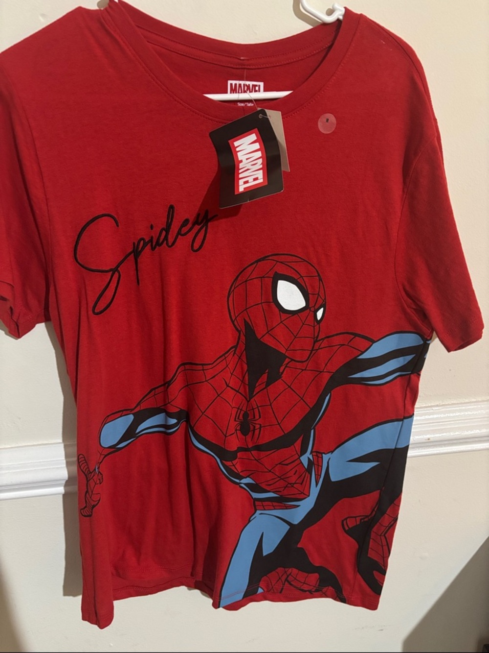 Discontinued Marvel Spidey Red Graphic Tee